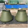 Army Self-Standing PVC Foldable Rain Water Tank Round Top For Fire Fighting