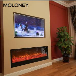China 60inch 1500mm Wall Insert Fireplace Hot Air Blower Living Room Linear Fireplace supplier