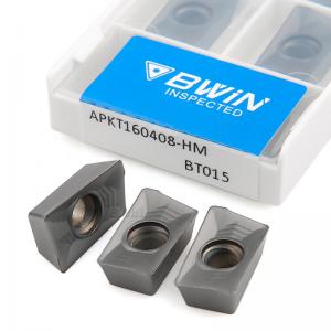 China APKT 1604 Cemented CNC Milling Inserts High Efficiency For Stainless Steel supplier