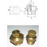 NPT / BSP male thread natural brass breather vent plugs,air released plugs