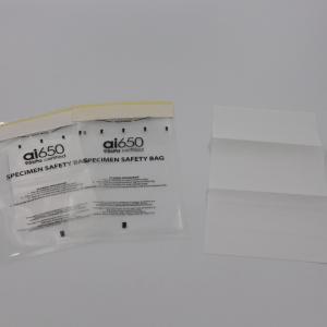 China LDPE Recyclable Biohazard Lab Bags With Document Pouch supplier