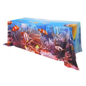 China Custom Printing Trade Show Tablecloths 183 * 76 * H 74 Cm Furniture Suit supplier