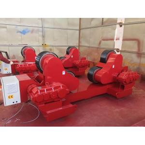 China 40 Ton PU Self - Aligning Tank Turning Rolls Wind Tower Welding Rollers supplier