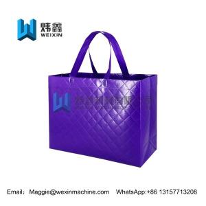 China Glossy  laminated non woven embossed eco-friendly shopping bag supplier