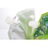 Green Sliver Food Grade 500ml Spout Bag Flip Top Lid