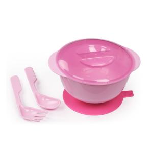 China BPA Free PP PVC Suction Pad Baby Feeding Bowls And Spoons supplier