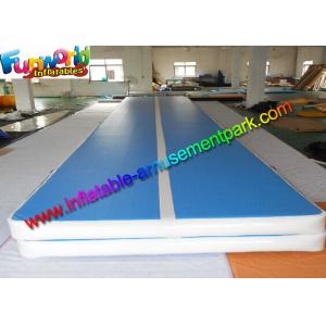 China 12m Inflatable Air Track , Inflatable Air Tumble Track With Drop Stitches supplier