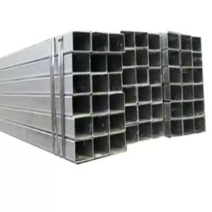 Black Galvanized Square Tubes Shs Rectangular Rhs Galvanized Pipe