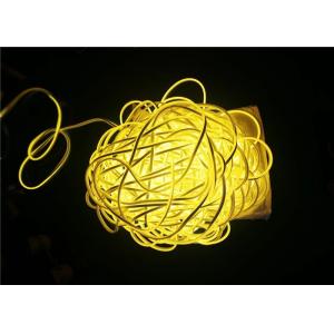 China Yellow LED Flex Neon Light For Advertisement And Modeling Lighting 40000H Lifetime supplier