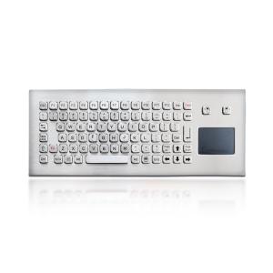 Integrated Ultra slim Industrial Keyboard With Touchpad for ticket vending machine