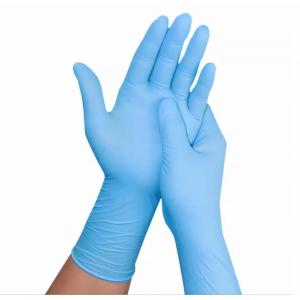 Wholesale Black Powder Free Non-Medical Nitrile Gloves Disposable NItrile custom nitrile examination gloves