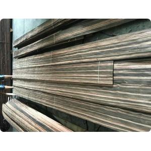 Folheado de madeira de um quarto da madeira do ébano de Makassar da pele da porta do folheado