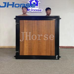 Heavy Duty Customized Bamboo Horse Barn Door Windows With Yoke