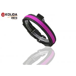 China Durable Cat Neck LED Dog Collar Light Up Night Safety Strap S / M / L supplier