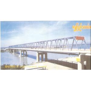 China Permanent Steel Truss Bridge / Steel Frame Bridge With High strength supplier