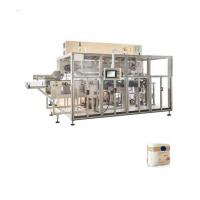 China 220V 100Bags/Min Sanitary Napkin Packing Machine , 350mm Coiled Film Sanitary for sale