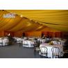 20 Meters Luxury Wedding Marquee Hire With ABS Walls For Parties