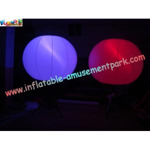 China Indoor Colorful LED RGB Inflatable Stage Lighting Decoration Exhibition Illuminated Ball supplier