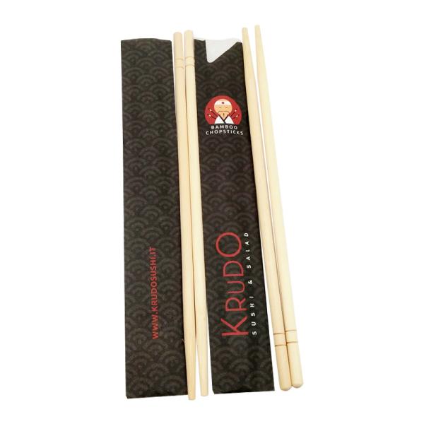 Los palillos de cocinar de madera portátiles de Hashi, envuelven los palillos grabados de encargo