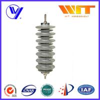 China 36KV 10KA Polymeric Housed Metal Oxide Lightning Arrester , Thunder Zinc Oxide Surge Arrestor on sale