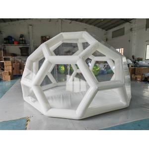 China Tarpaulin Inflatable Camping Tent Outdoor Camping Inflatable Tent Holiday House Transparent Leasure Tent supplier