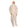 Anti Static Disposable PPE Coveralls Chemical Coverall Suit With Front Zipper