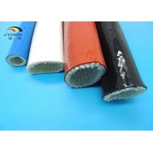 Top quality  Hose Silicone fiberglass sleeve  Protection  fire proof sleeving