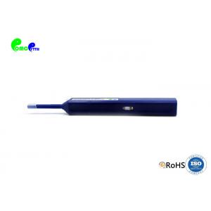 China Optical Fiber Tools LC & MU One Click Cleaner Blue Color 1.25mm For Connector And Adapter supplier