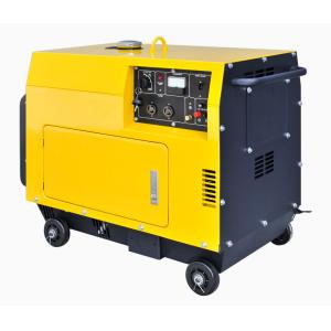 Gerador portátil diesel de refrigeração ar de 6KVA 148kg para o uso da casa