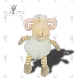 Soft PP Cotton Fabric Dog Toys Stuffed Plush Child Friendly Pets Dog Toy Goat