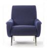 Classic Retro Modern Upholstered Sofa Living Room Fabric Armchair HY-C357
