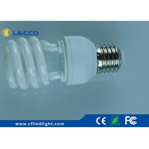Half Spiral Compact Fluorescent Lamps CFL 11W , Cool White Compact Light Bulbs