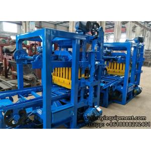 China 4-26 semi-automatic concrete block machine color paving block machine supplier