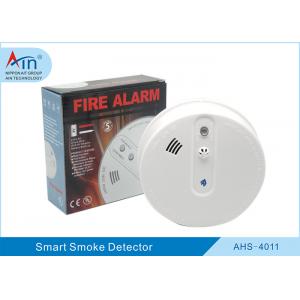 China Fire Alarm Smart Wifi Smoke Detector With 9V Layer Built Battery Power Supply supplier