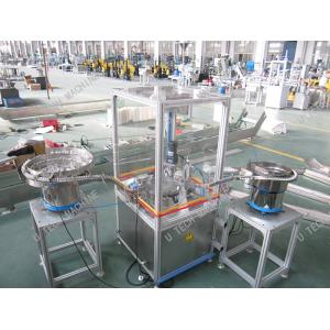 China Flip Top Cap Assembly Machine With Hopper Conveyor High Equipped Sealing supplier