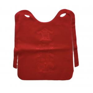 China Custom Printed Cheap White Nonwoven Apron Disposable Adult Bib Disposable Apron Non Woven supplier