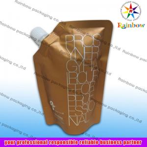 China side spout pouch packaging for drink, bottom gusset bag supplier