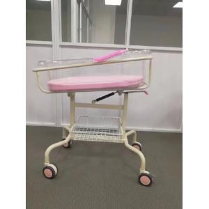 China Imported ABS Basin Hospital Baby Crib 4 PCS Central Controlled Castors supplier