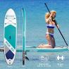 Alansma Inflatable Stand Up Paddle Board,10'6" Long 33" Wide 6" Thick SUP