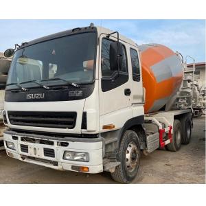 287KW 6M3 Used Concrete Mixer Truck Refurished 6*4 ISUZU CXZ51K 3 Axes