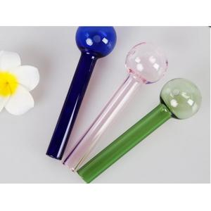 China hand blow glass oil burner straight supplier