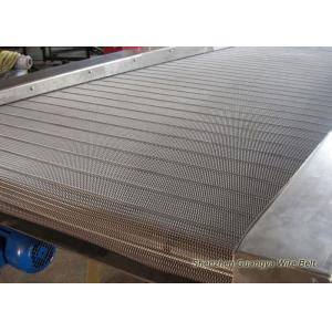 Stainless Steel Metal Conveyor Belts Baking Oven Use Knuckled Selvedge