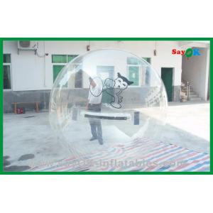 Transparent Floating Ball Inflatable Water Toys , Walk On Water Bubble