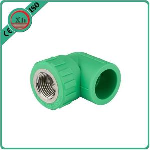 China Polypropylene Random Ppr Elbow With Thread Ppr Brass Fittings Long Life Span supplier