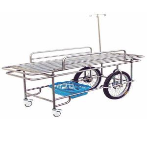 China Stainless Steel Emergency Ambulance Stretcher Trolley Patient Transport supplier