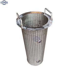 China Stainless Steel Johnson Screen / Wedge Wire Screen For Water Well Drilling supplier