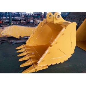 Wheeled Excavator Rock Bucket Extension CAT336 V Ditching Bucket With 6 Teeth