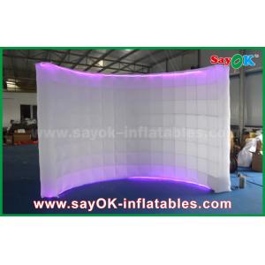 China Photo Booth Backdrop Led Lighting Inflatable Photo Booth Enclosure Stand Photo Studio Wall supplier