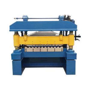 Color steel manufacture corrugated roof roll forming machine 15-20m/min speed for house building