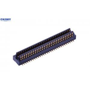 0.8 Mm Board To Board Connector , Double Slot Printed Circuit Board Connector